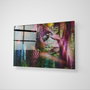 Wallity Cuadro Decorativo de Vidrio Templado Multicolor 70 x 100 cm